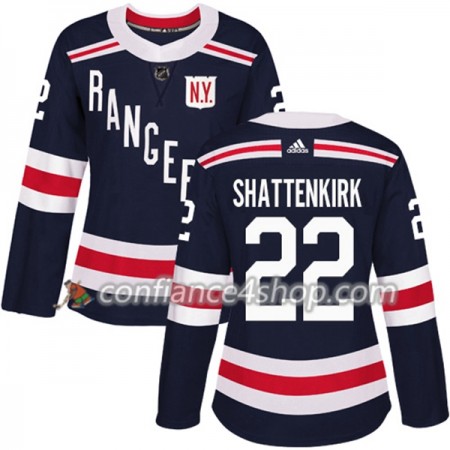 Adidas Maillot de Hockey New York Rangers Kevin Shattenkirk 22 2017-2018 Bleu Marine Winter Classic Authentic - Femme Adidas Maillot de Hockey New York Rangers Kevin Shattenkirk 22 2017-2018 Bleu Marine Winter Classic Authentic - Femme